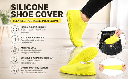 Summer Hot Sale-Waterproof Silicone Shoe Covers (Pack of 1)