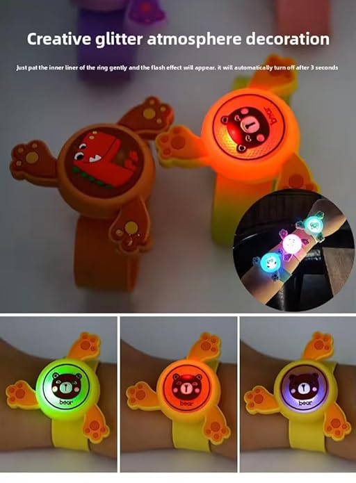 Cartoon Design LED Light Wristband Spinner