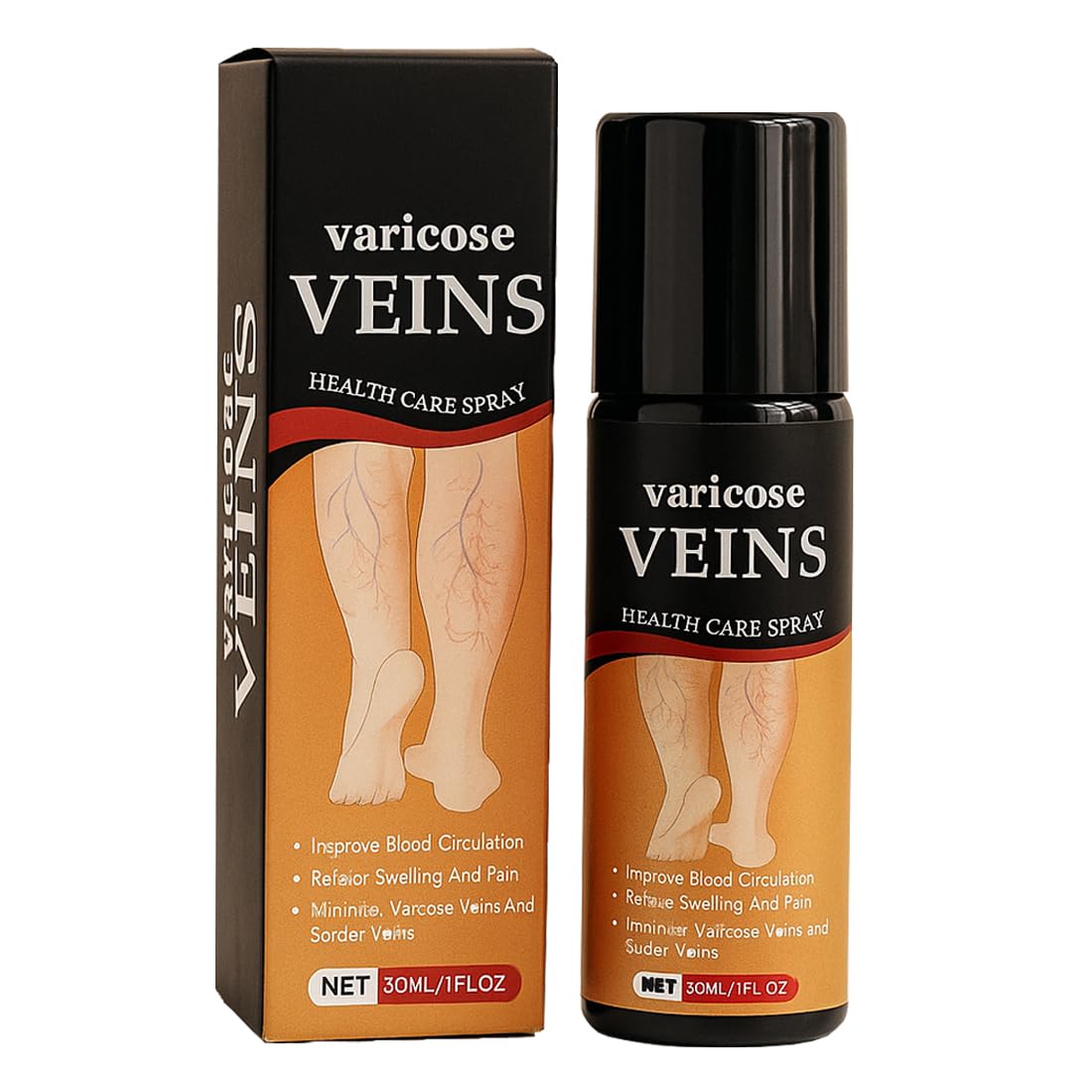 Turmeric Varicose Relief Herbal Spray (BUY 1 get 1 Free)🌿