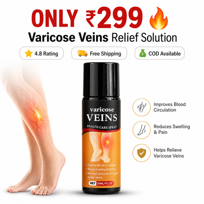 Turmeric Varicose Relief Herbal Spray (BUY 1 get 1 Free)🌿