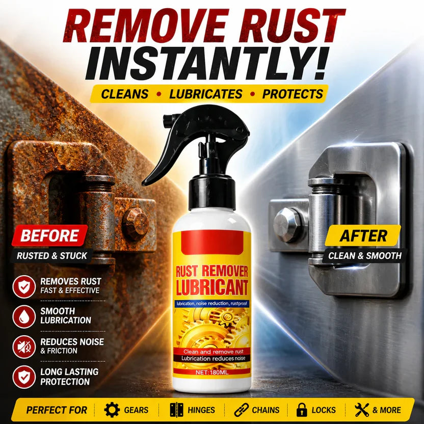 Rust Remover Spray for Car & Bike – Multi-Purpose Metal Rust Cleaner | Instant Rust-Off & Protect Formula (1 Pc)