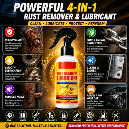 Rust Remover Spray for Car & Bike – Multi-Purpose Metal Rust Cleaner | Instant Rust-Off & Protect Formula (1 Pc)