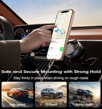 360° Vacuum Magnetic Phone Holder